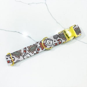 Treat Yo Self Dog Collar, Christmas Cookie Dog Collar, Christmas Dog Collar, Holiday Dog Collar