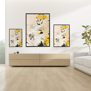 abstract art print poster