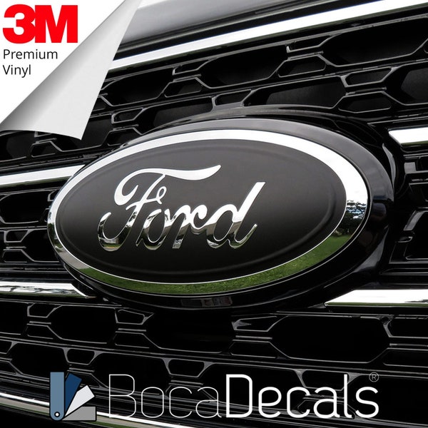 2019-2023 Ford Edge Logo Emblem Overlay Insert Decals (Set of 2) 2020 2021 2022