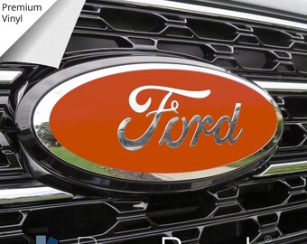 Blue Ford Oval Emblem Dark Smoke Vinyl Decal Inserts For Ford Fusion Front & Rear Emblems (2013-2020) – Easy Fit, Sleek Look Ford Fusion Emblem Decal - Foto 13