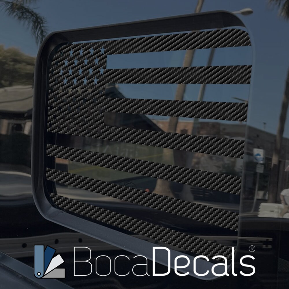 2018-2025 Ford Ranger Rear Middle Window American Flag Decal 2019 2020 ...