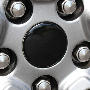 2 1/2&quot; Center Cap Decals (Glossy Black)