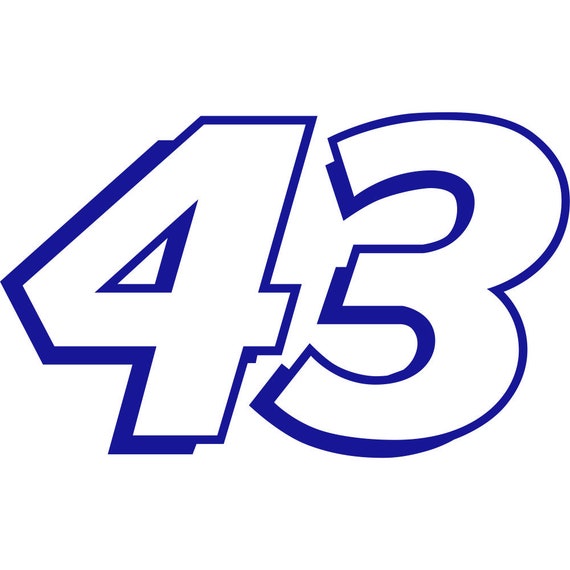 Richard Petty 43 Decal Accessory two Piece Two Layer - Etsy Sweden