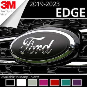 2019-2023 Ford Edge Logo Emblem Overlay Insert Decals (Set of 2) 2020 2021 2022