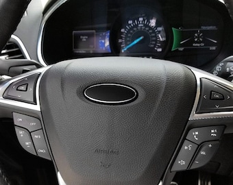 Calcomanías con emblema del volante Ford 2006-2024 (juego de 3)