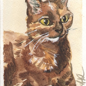Postal Animal Aquarela 2A