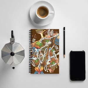 SUBTERRANEAN GARDEN Spiral notebook