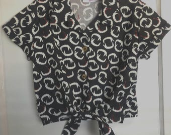 Rockabilly GOTH Tie Top