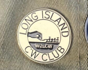 Long Island CW Club (LICW) stift 2,5 cm i diameter