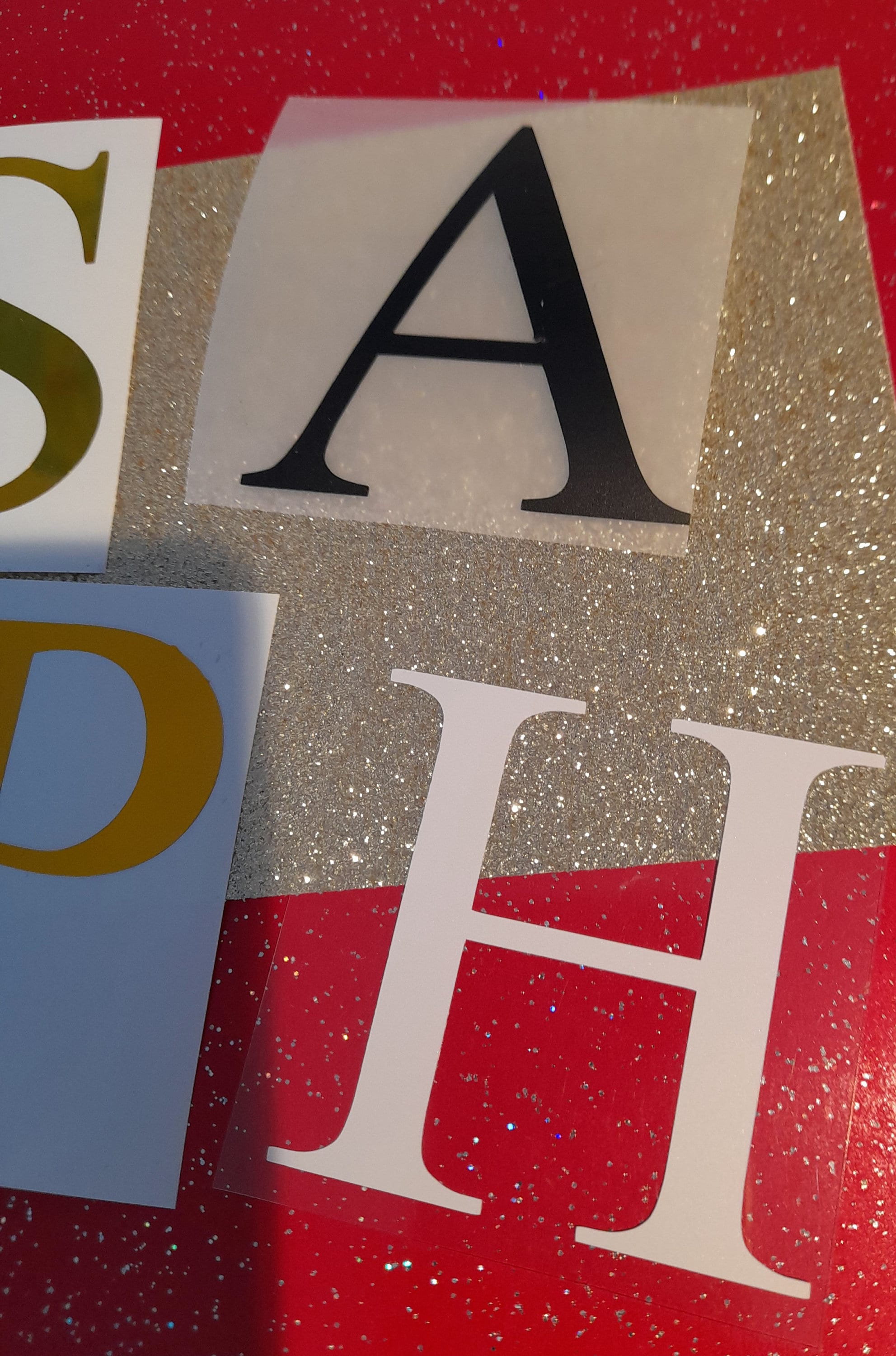 Personalised Vinyl's. Single Letters. Initial Decals. Etsy UK