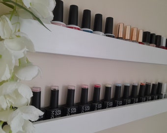 Nail Polish Shelf/Shelving. Floating Shelf. Salon Shelf. Nail Colour rack.