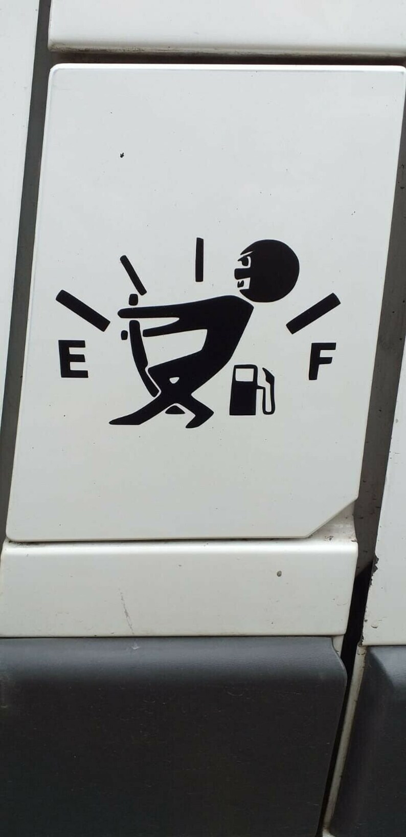 Funny Car / Van Sticker Vinyl Decal. Stick Man / Woman Fuel Etsy UK