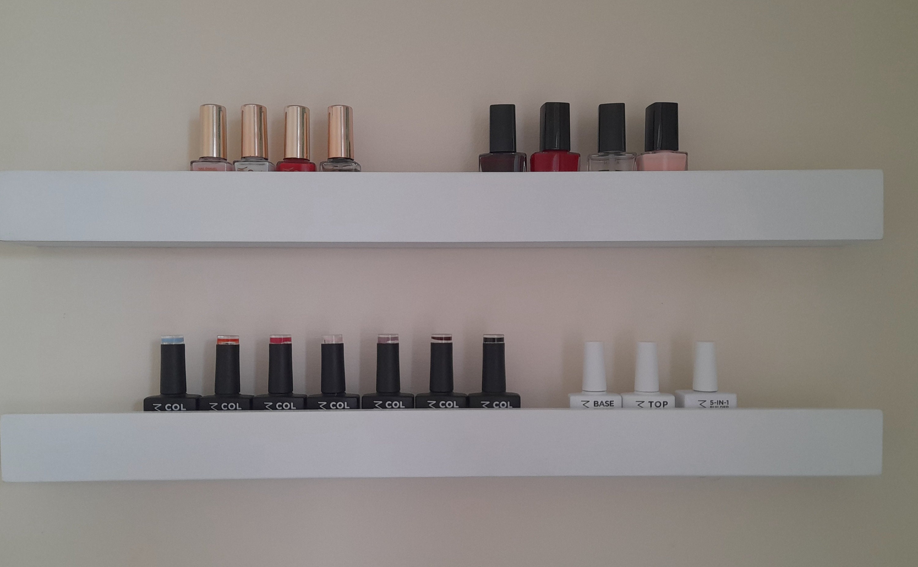 Nail Polish Shelf/shelving. Floating Shelf. Salon Shelf. Nail Etsy UK