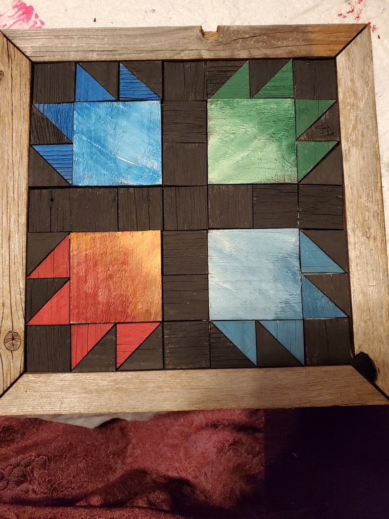 SVG File Bear Claw Barn Quilt Etsy