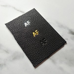 Tarifa de personalización, estampado en caliente en plata, oro, monograma, para cuero, iniciales, nombre, palabra, personalizado, accesorios personalizados