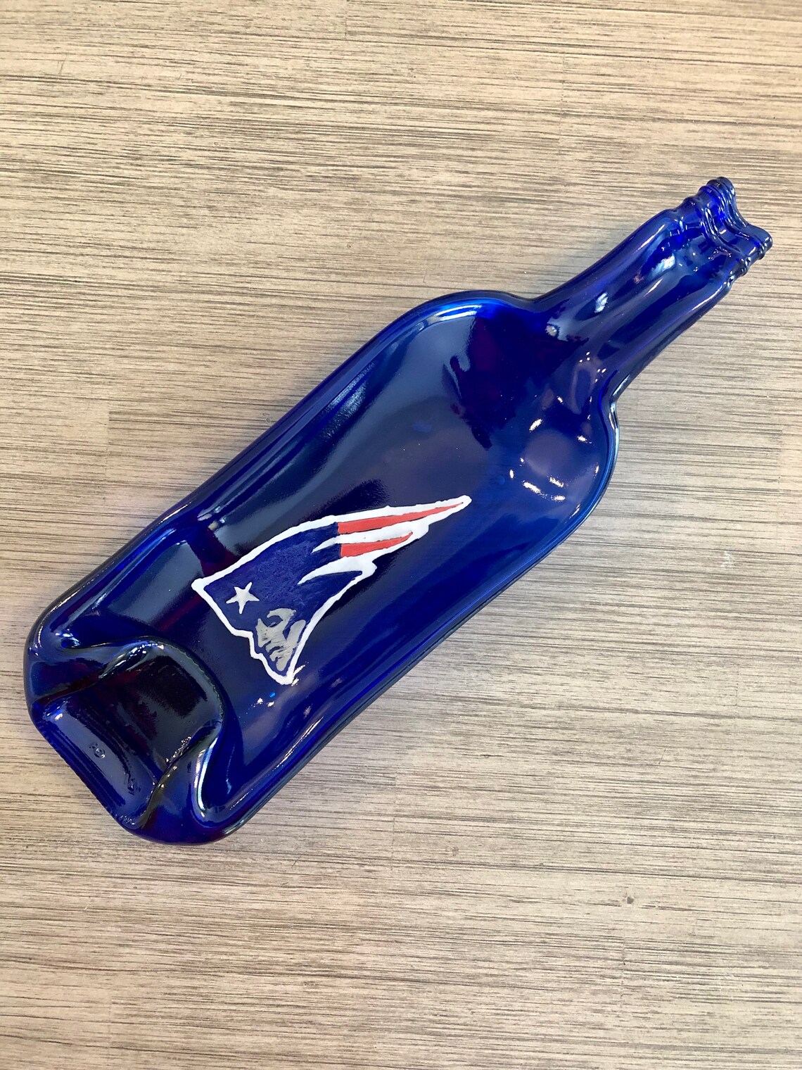 NFL Sports Teams Melted Wine Bottle Art Packers Patriots Etsy
