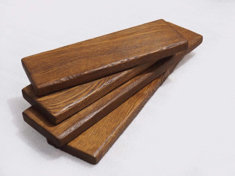Handcrafted Rustic Oak Floating Shelf: 15cm Deep bild 6