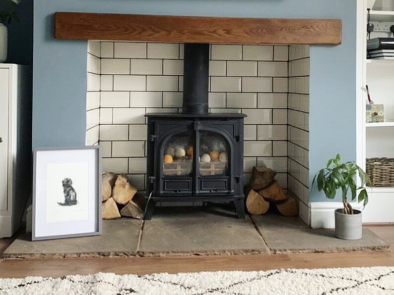 Rustic Oak Beam Aged 6x4 Fireplace Mantel Etsy