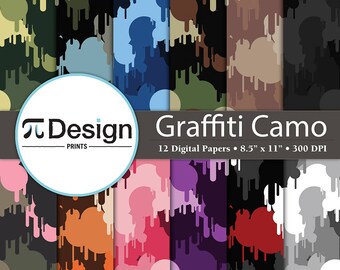 Military Graffiti Camouflage 8.5
