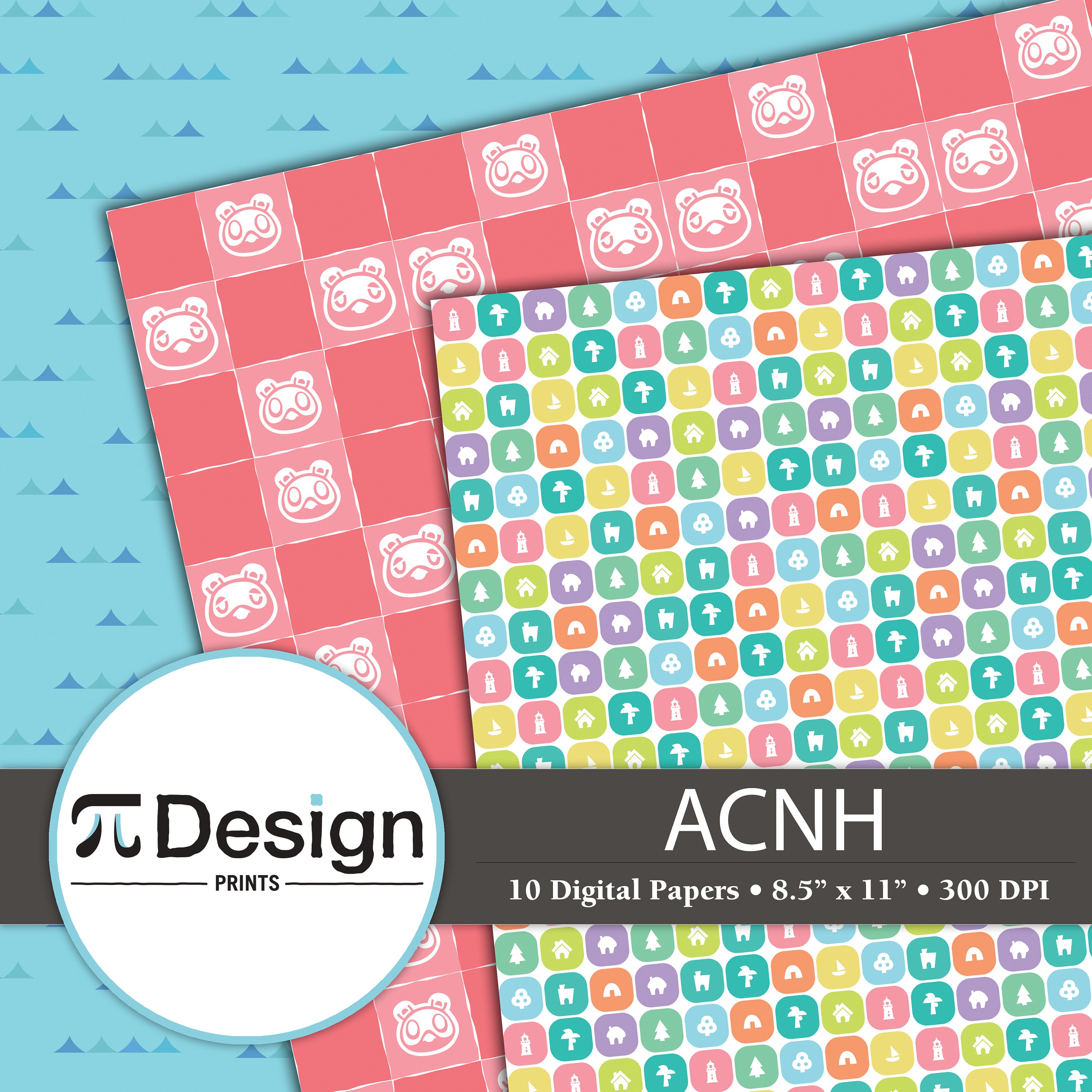 8.5x11 New Horizons Digital Paper Pack of 10 - Etsy
