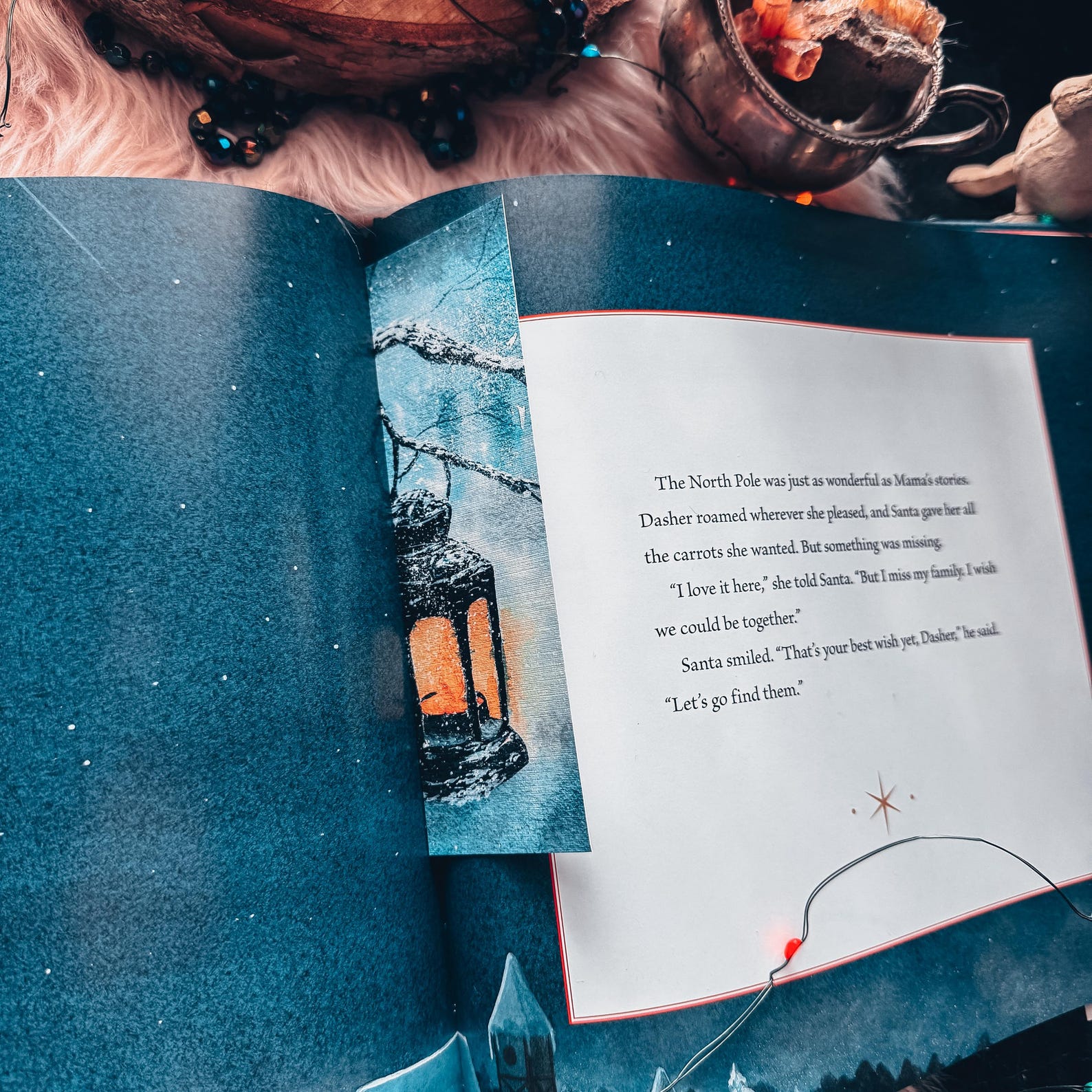Winter Snow Bookmark, Cozy Cold Weather Bookmark Set, Lantern in the ...