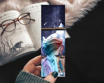 Velaris ACOTAR Watercolor Bookmark, Feyre Writing Bookish Gift for Romantacy Reader, Book Club Gift, YA Reader Accessory