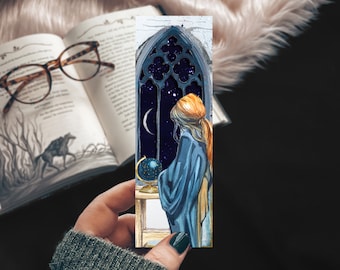 Velaris ACOTAR Watercolor Bookmark, House of Wind Bookish Gift for Romantacy Reader, Book Club Gift, YA Reader Accessory