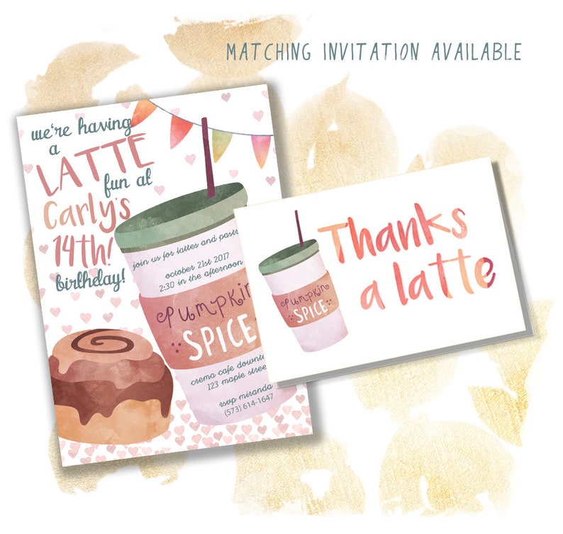 Coffee Thank You Card Easy Print at Home Gift Thanks a - Etsy