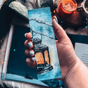 Winter Snow Bookmark, Cozy Cold Weather Bookmark Set, Lantern in the ...