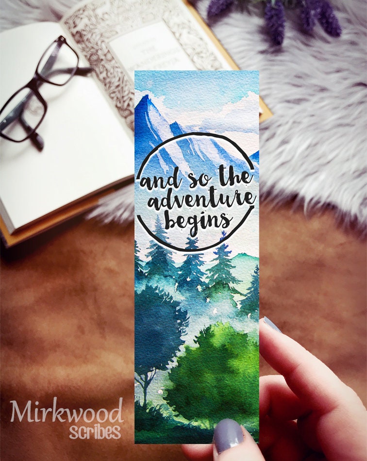 Inspirational Watercolor Bookmarks Printable — On Book Street