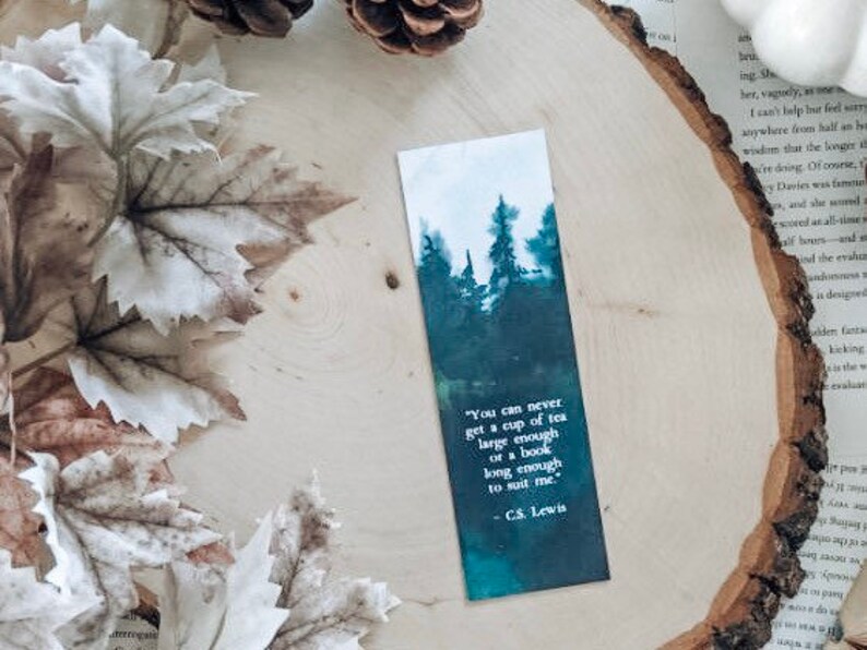 printable watercolor literary quotes bookmarks uniquely etsy