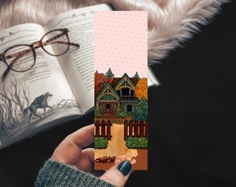 Fall Cottagecore In the Woods Fox Bookmark, Cozy Bookish Gift for Readers, Autumn Reading Accessory, Gift for Best Friend
