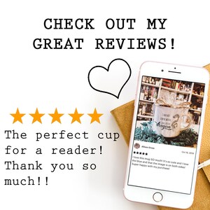 Gå bort, jag läser-mugg, boklig mugg, campingmugg, present till läsare, Bookstagram-mugg, campingbokälskare-mugg bild 9