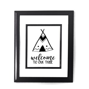 Wall Art | Welcome To Our Tribe | Room Decor | Instant Download