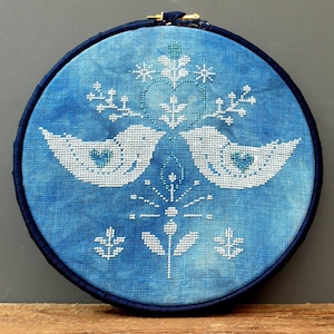 NORDIC BIRDS . PDF Cross stitch charts / pattern.