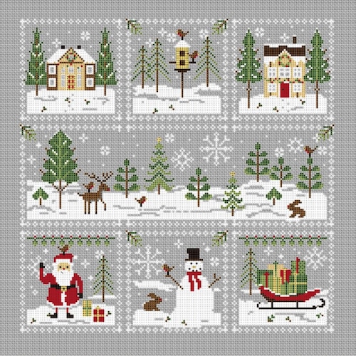 12 Days of Christmas Cross Stitch Chart Pattern PDF Digital | Etsy