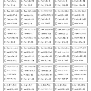Printable Bible Reading Plan | Read the Bible in One Year
