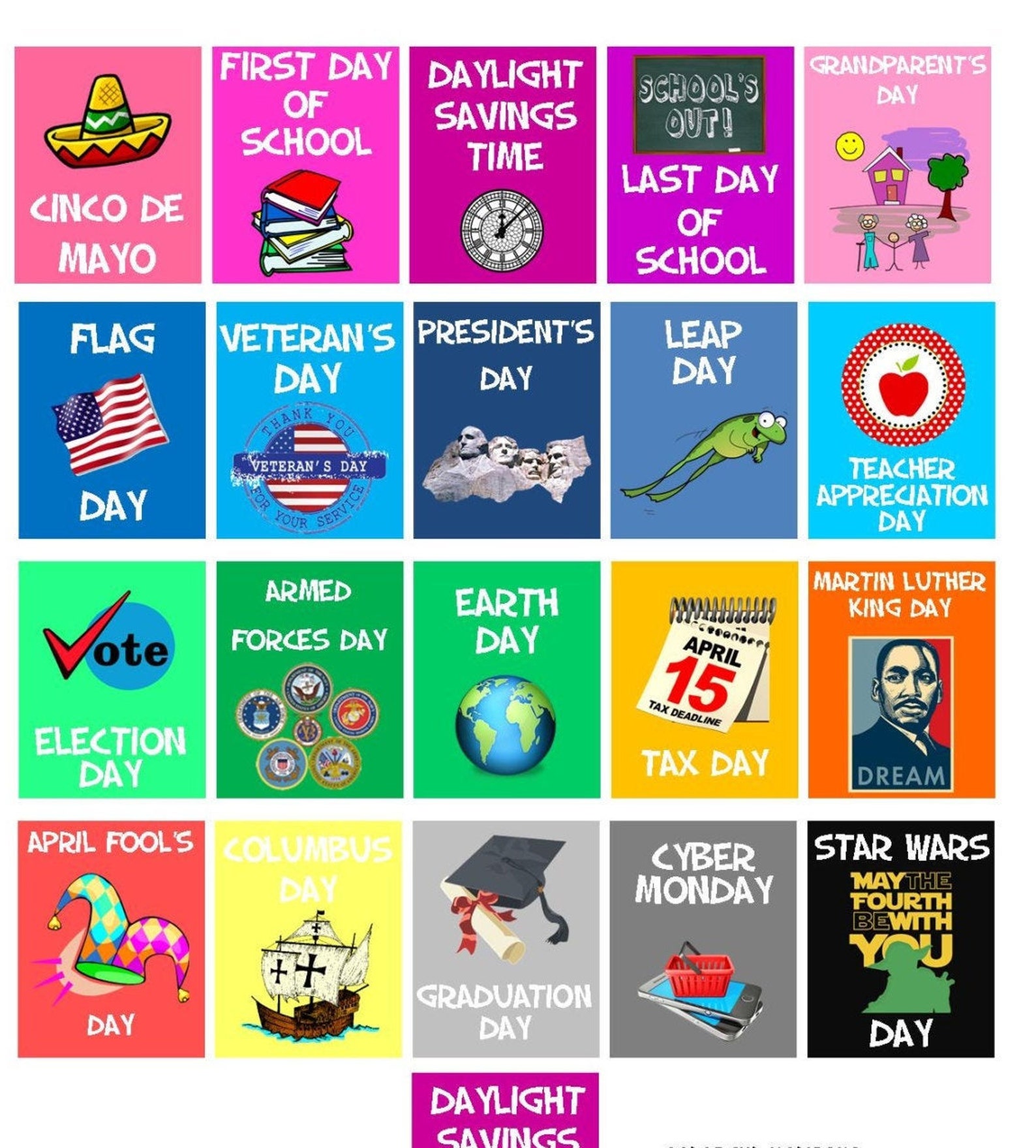 Printable Holiday Stickers - Etsy
