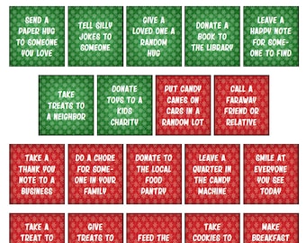 Printable - RAK Christmas - Random Acts of Kindness
