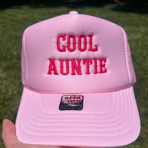 Cool Auntie Embroidered Trucker Hat