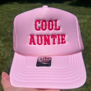 Cool Auntie Embroidered Trucker Hat