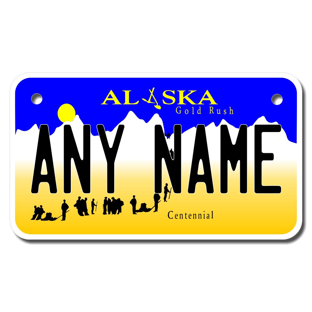Personalized Alaska Novelty License Plates 5 Sizes for toy Etsy