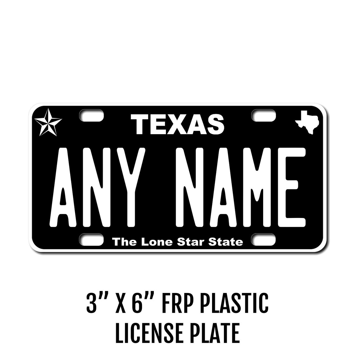 Personalized Texas Novelty License Plates 5 Sizes for toy Etsy