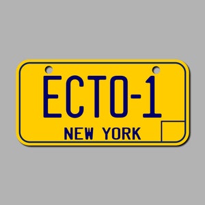 Personalized New York Souvenir License Plates - 6 Sizes for toy cars, wagons, bikes, scooters, key rings, vehicles - Choose size and Text
