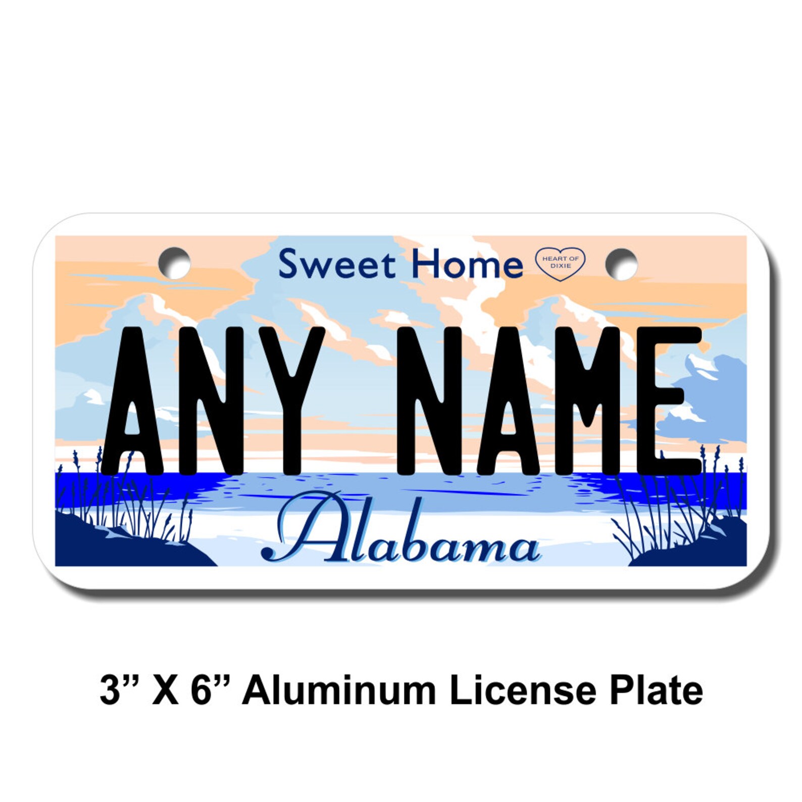 Personalized Alabama Novelty License Plates 5 Sizes for Toy Etsy