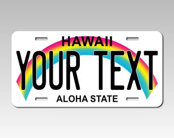 Personalized Hawaii License Plate - Custom Souvenir Plate