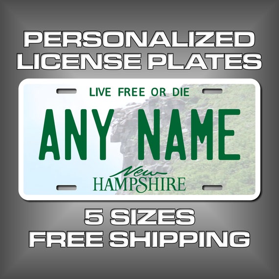 Placa de matrícula personalizada para automóvil, placa personalizada para  automóviles para niños, 26 patrones, placas de aluminio novedosas de 6 x 3