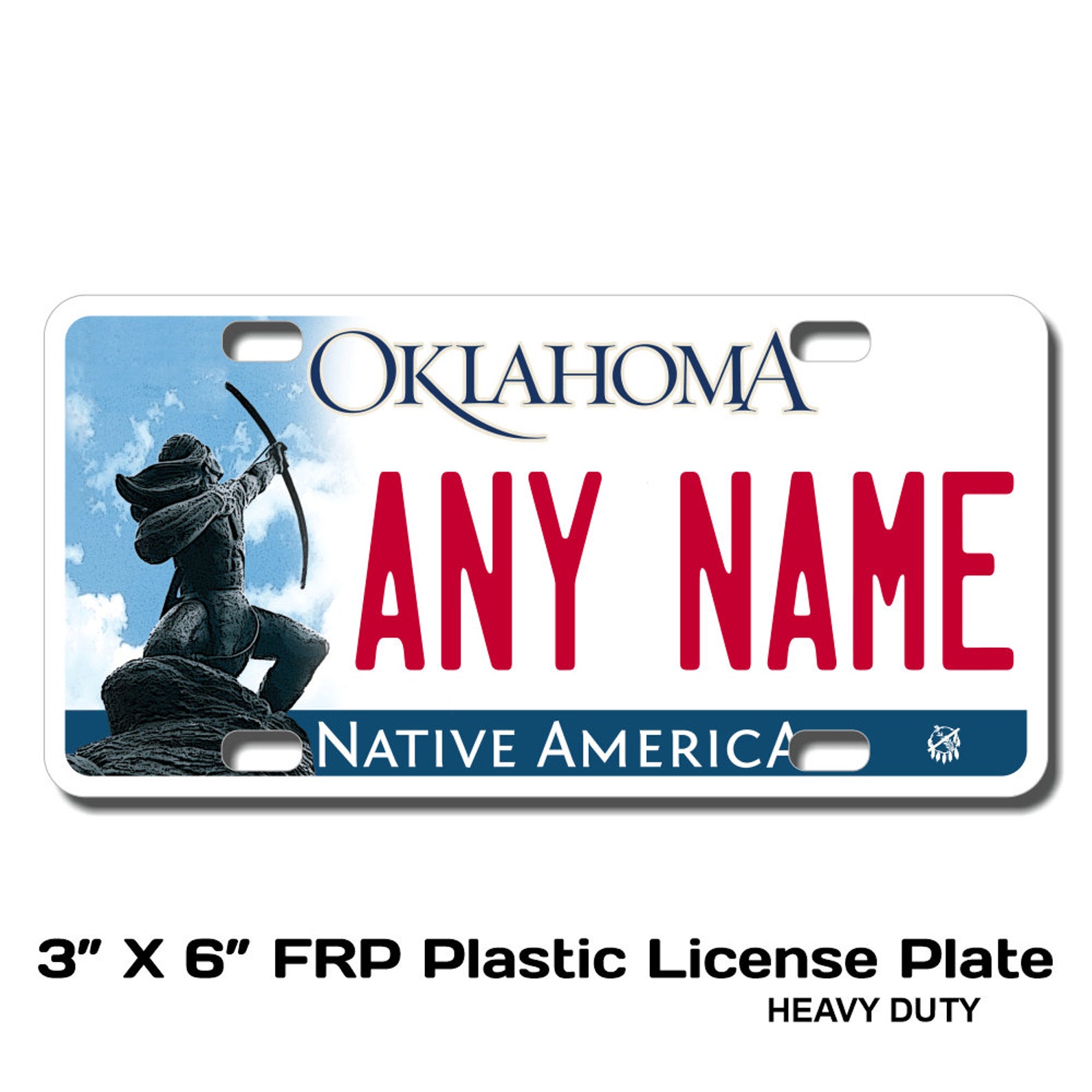 Personalized Oklahoma Novelty License Plates 5 Sizes for Toy Etsy