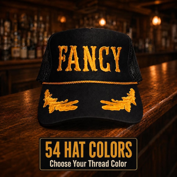 FANCY Embroidered Trucker Hat | 54 Colors
