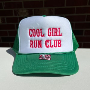 Cool Girl Run Club Embroidered Trucker Hat